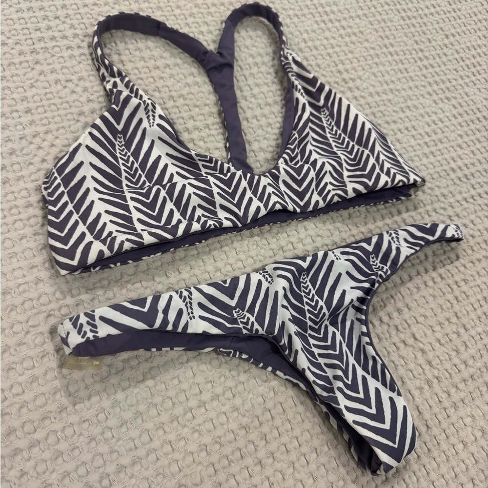 Ola Feroz Sporty Patterned Cheeky Bikini